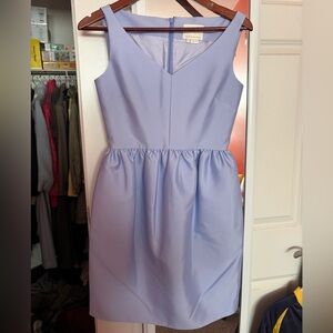 Kate spade ruched knee length baby blue dress
